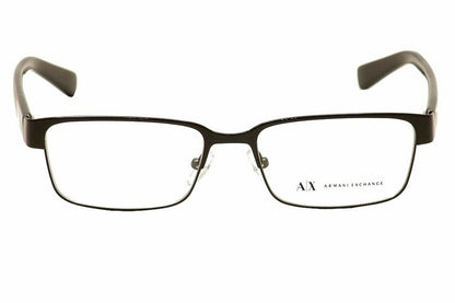 A|X Armani Exchange AX1017 Eyeglass Frames 6000-54 - Black