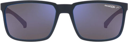 Arnette 0AN4251 386422 58mm Polarized Sunglasses Matte Top Navy On Light Blue Frame, Dark Grey Mirror Water Polar Lenses,