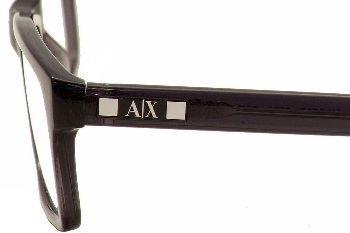 A|X Armani Exchange Men's AX3007 Square Eyewear Frames, Black