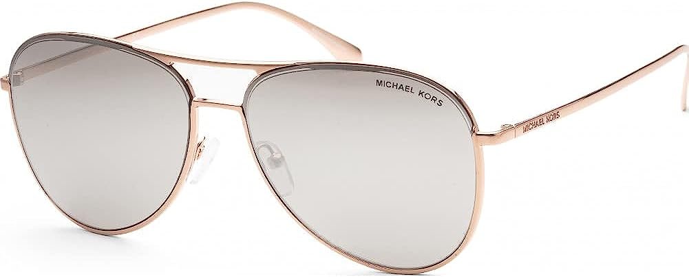 MICHAEL KORS Kona MK1089 11086G Rose Gold Silver Mirror 59mm Women's Sunglasses