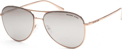 MICHAEL KORS Kona MK1089 11086G Rose Gold Silver Mirror 59mm Women's Sunglasses