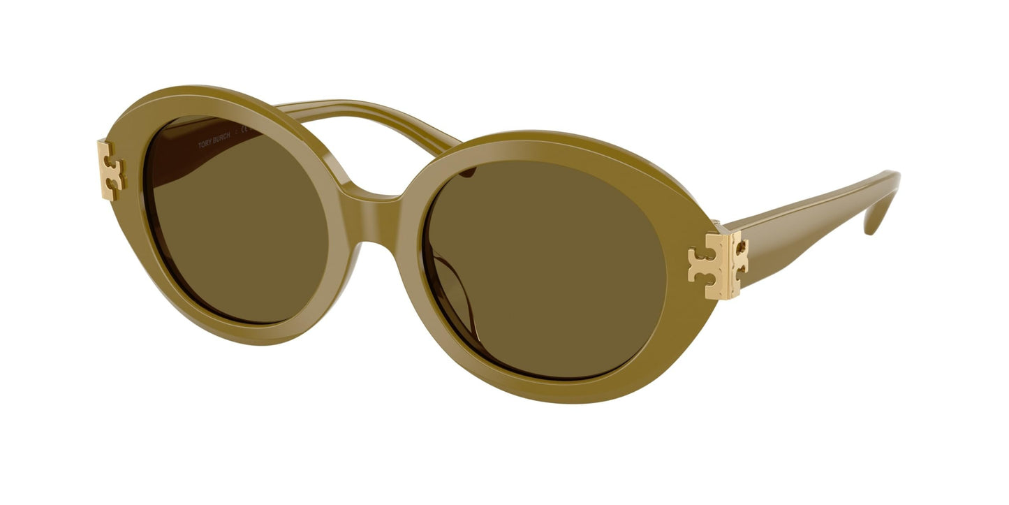 Tory Burch Sunglasses TY 7210U 201073 Olive Green/Brown Polyamide Lenses