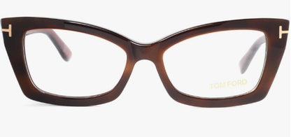 Tom Ford FT5363 052 53mm Havana/Iridescent Chalkstripe Eyeglasses