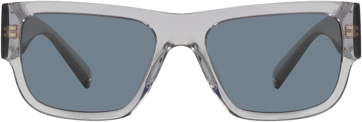 Versace VE4406 530580 56mm Transparent Grey/Blue Sunglasses for Men