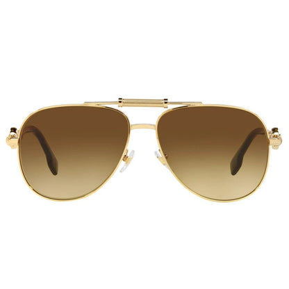 Versace Sunglasses Gold Frame, Brown Gradient Lenses, 0VE2236 1477/13 59MM